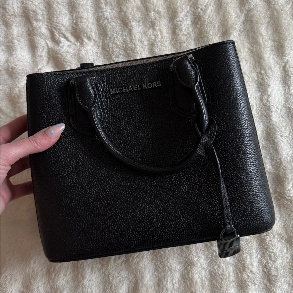 Michael Kors Black Leather Handbag